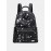 Women Large-capacity Starry Sky Pattern Shoulder Bag Backpack