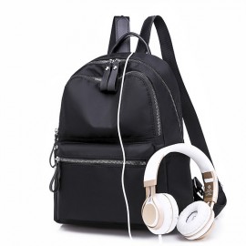 Women Large-capacity Starry Sky Pattern Shoulder Bag Backpack