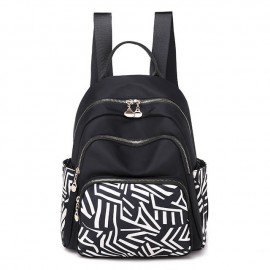 Simple And Stylish Large-capacity Backpack Girl Casual Light Oxford Cloth Bag Trend Wild Shopping Backpack