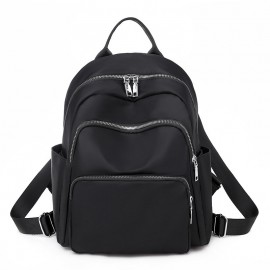 Simple And Stylish Large-capacity Backpack Girl Casual Light Oxford Cloth Bag Trend Wild Shopping Backpack