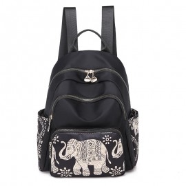 Simple And Stylish Large-capacity Backpack Girl Casual Light Oxford Cloth Bag Trend Wild Shopping Backpack