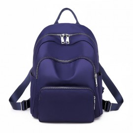 Simple And Stylish Large-capacity Backpack Girl Casual Light Oxford Cloth Bag Trend Wild Shopping Backpack
