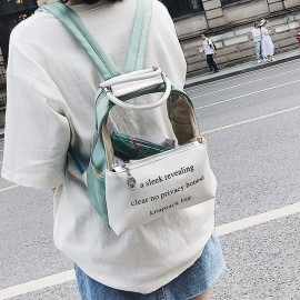 Women Large-Capacity Multi-Functional Printing Backpack