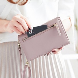 Bohemian Tassel Shoulder Bag 5.5 Inches Phone Bag For Women