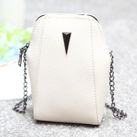 Woman PU Crocodile pattern chain bag Phone Bag Clutch Bag Crossbody Bag