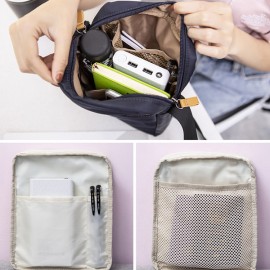 Nylon Multi-function Travel Crossbody Bag Solid Lightweight Shoulder Bag For Women