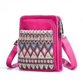 Brenice National Multi-pocket Bohemia Card Holder Mini Crossbody Bags