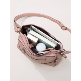 Mandy Women Multifunction Bag Solid Casual Crossbody Bag