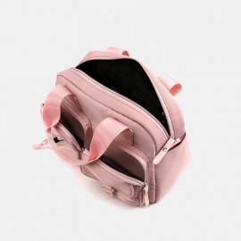 Women Nylon Water Resistant Multi-slot Crossbody Bags