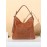 Women Laser Cut Bag Tassel Rivet Tote Bag