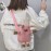 Cute Pig Cartoon Shape Canvas Bag Crossbody Bag For Women Girls