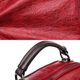 Women Plain Multi-pockets Square Bag Shoulder Bag