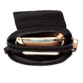 Woman Tribal Retro Shoulder Bag Canvas Chinese Style Phone Bag Little Bag For Woman