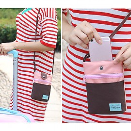Travel Portable Crossbody Passport Bag Smartphone Camera Bag