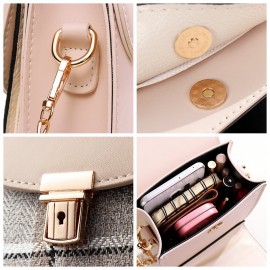 Women Multi-function Grid Pattern Shoulder Bags Crossbody Phone Bags